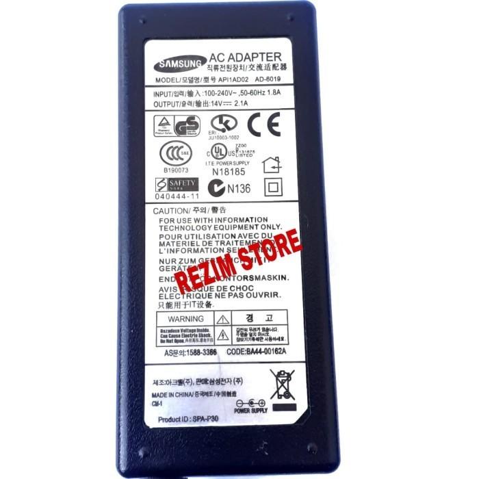 Ac Adapter Lcd Led Tv Monitor Samsung 14V 2.1A Plus Kabel Power