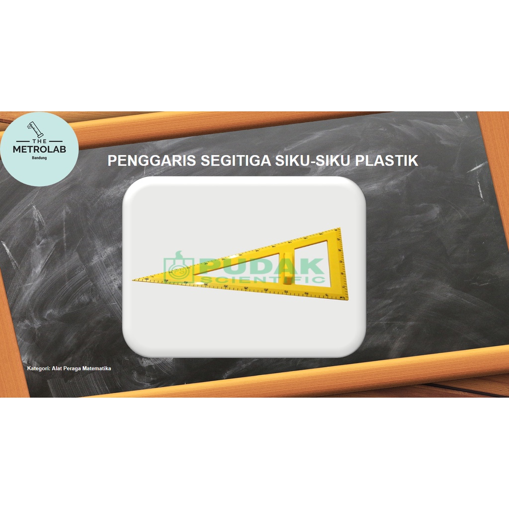 

Penggaris Segitiga Siku-Siku Besar | Bahan Plastik