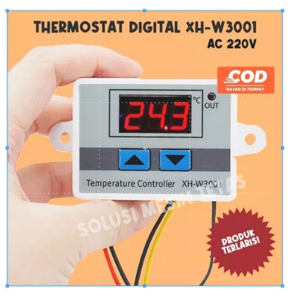 Thermostat Termostat Digital XH W3001 untuk Mesin Tetas