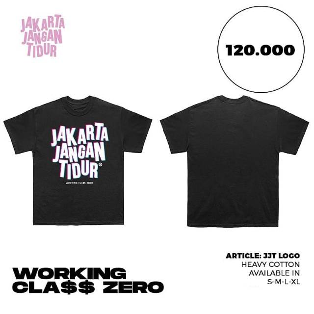 Kaos Jakarta jangan tidur