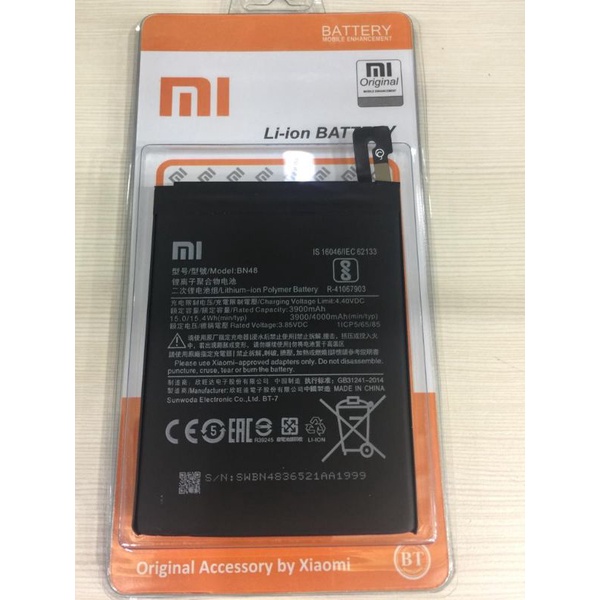 battery baterai redmi note 6/note 6pro BN 48