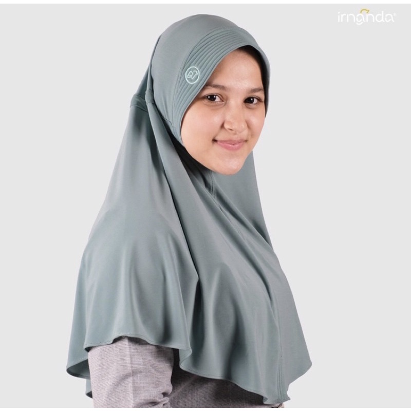 Bergo Sheza standar dan Jumbo Jersey ITY  Premium Hijab Kerudung Polos by:irnanda