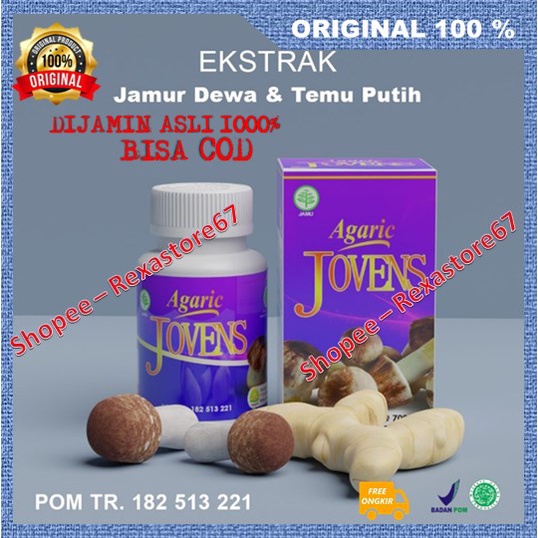 Agaric Jovens Ektrak Jamur Dewa Obat Herbal Miom, Kista, Kanker Ampuh Teratasi ASLI  BPOM