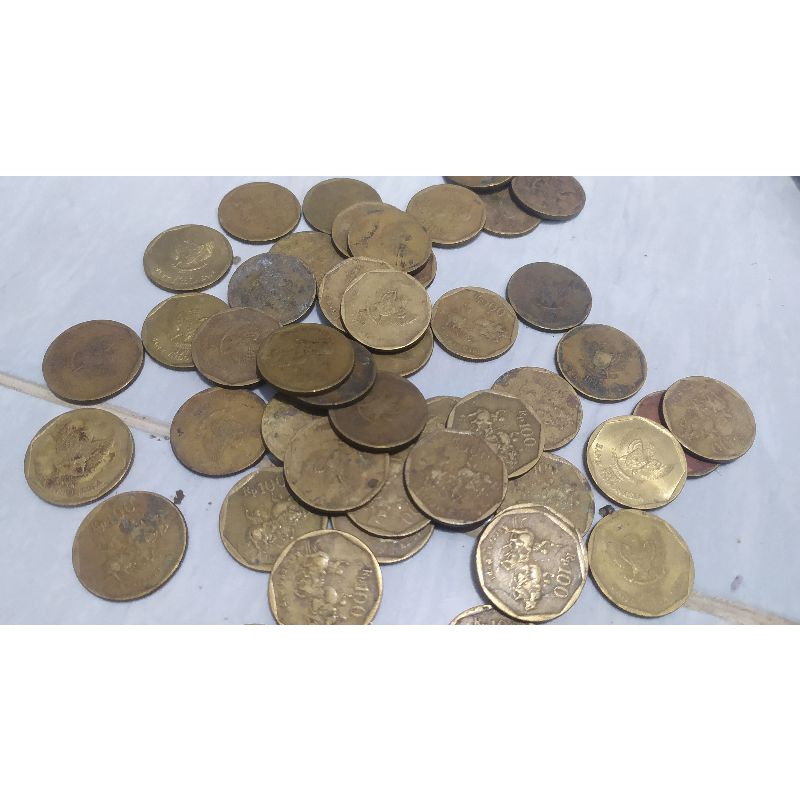 uang kuno 100 karapan sapi