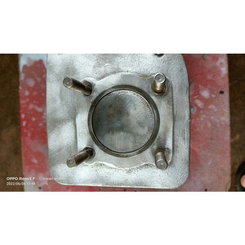 silinder blok boring FizR set piston head ov 100 original porting harian touring napas panjang,belum