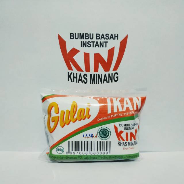 

Bumbu Basah Instant KINI Khas Minang - GULAI IKAN