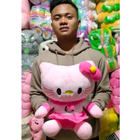 Boneka HELLO KITTY BAJU sekolah UKURAN 32 CM