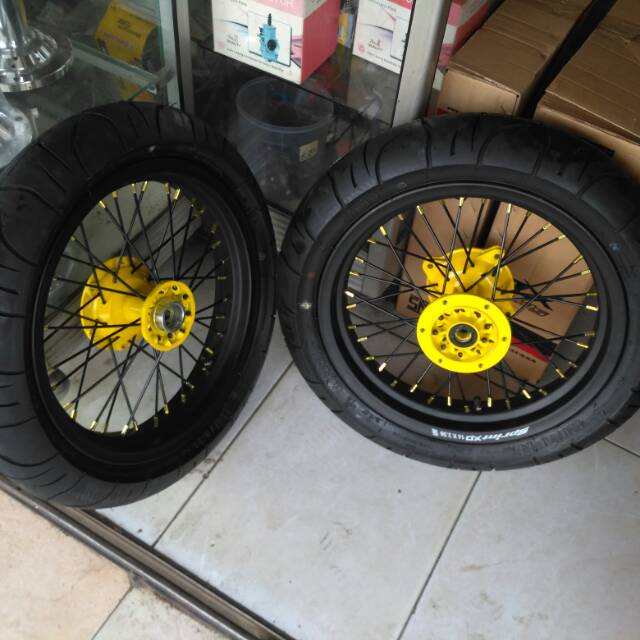 Velg klx 150 D Tracker Full set Ama ban Ring 14