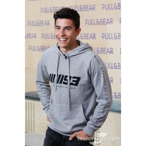 HE265 Jaket Hoodie Sweater Jumper Marc Marquez x Pull & Bear 93