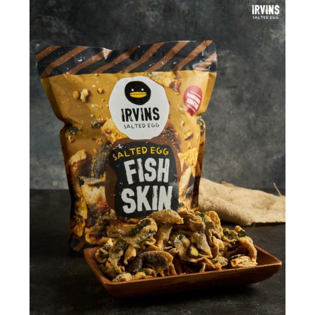 

IRVINS SALTED EGG FISH SKIN 105gr/KULIT IKAN/RASA TELUR ASIN/CAMILAN SINGAPORE/CAMILAN HYPE