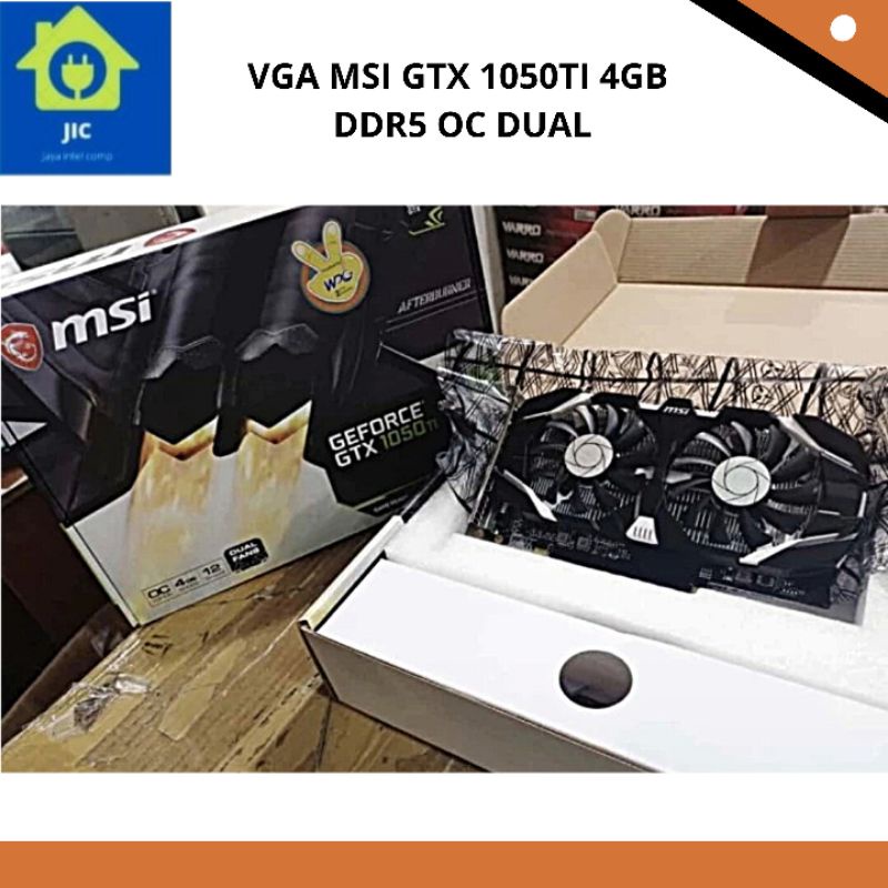 VGA MSI GTX 1050TI 4GB DDR5 OC DUAL