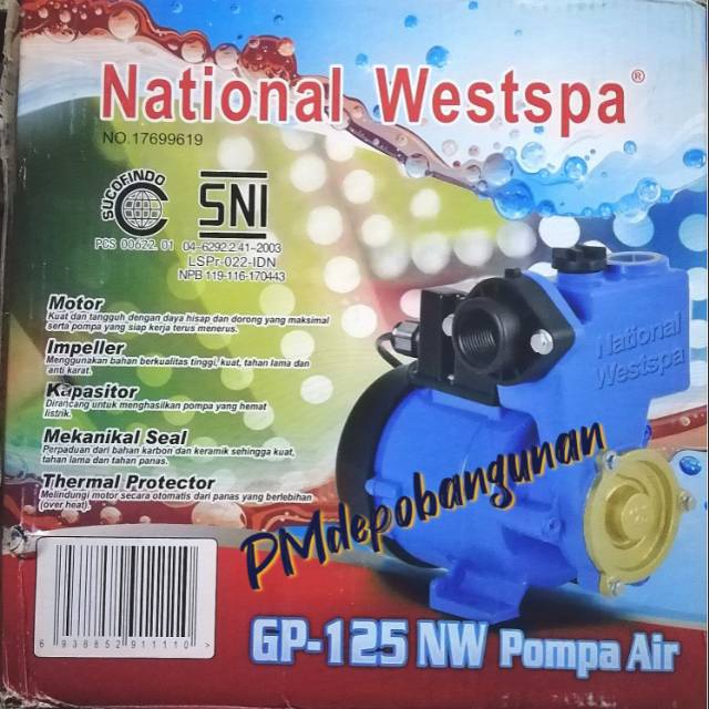 Pompa Air National Westspa Shopee Indonesia