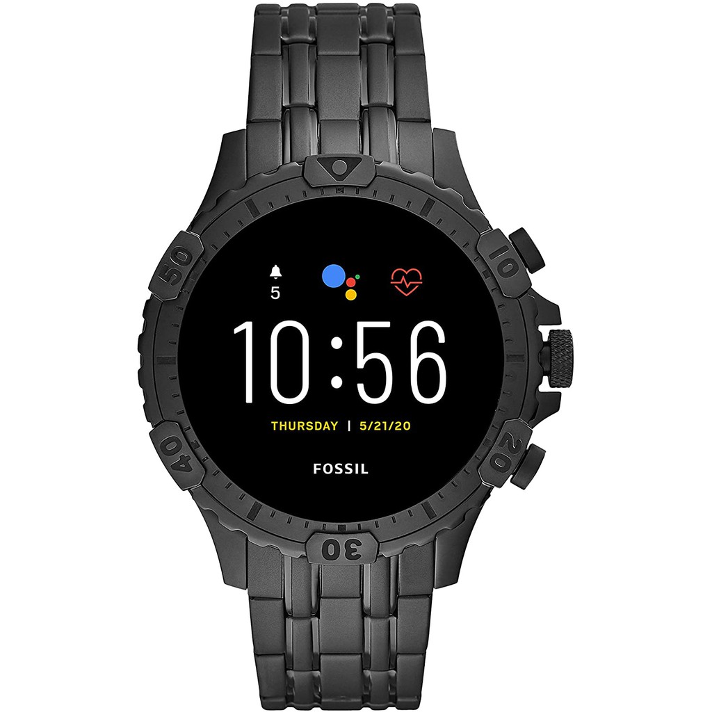 gen 5 smartwatch garrett hr black silicone