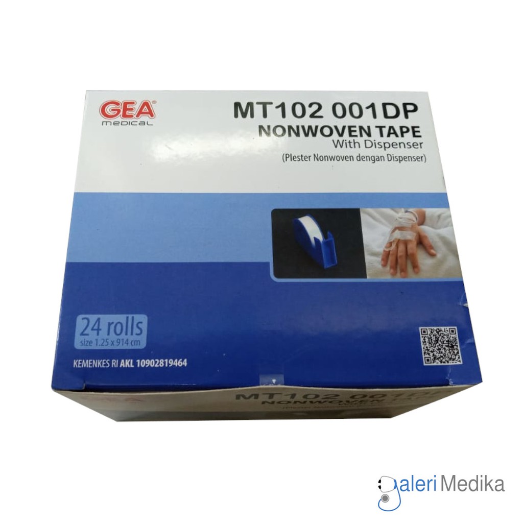 Micropore 0.5 inch GEA Non Woven Tape MT102 001DP (Satuan)