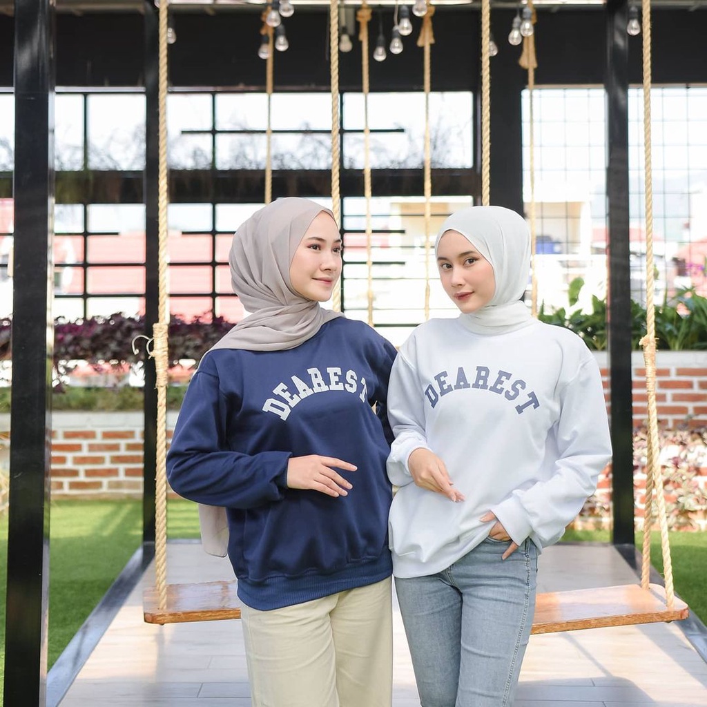 DEAREST SWEATER OBLONG WANITA - SWEATSHIRT BEST QUALITY