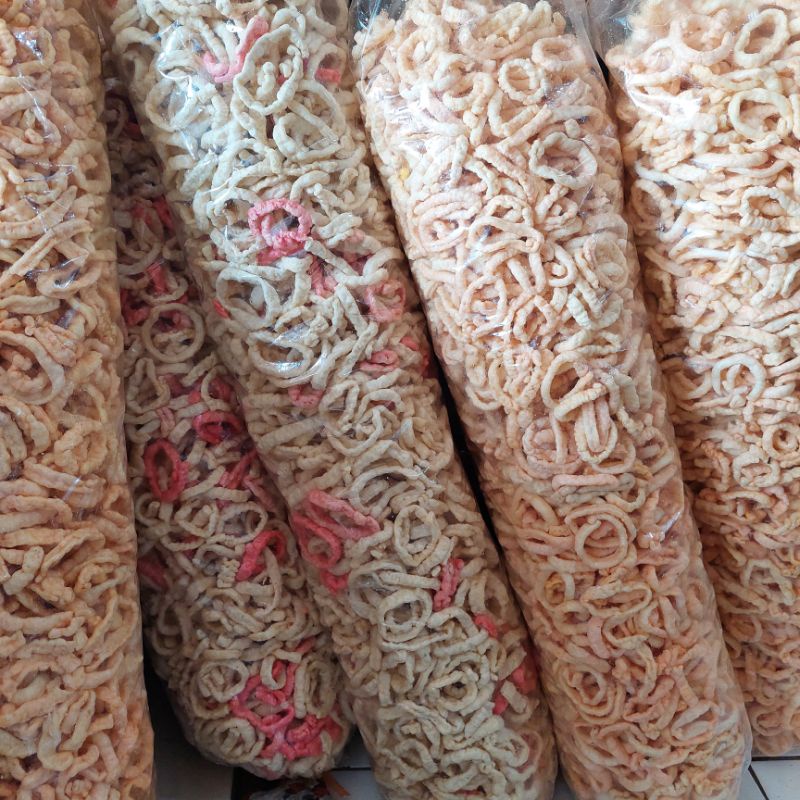 ALMA.SNACK KLANTING GELANG 250gr SLONDOK GELANG SNACK KILOAN MURAH