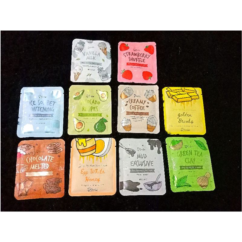 Paket masker LEA Gloria 10pcs @20gram