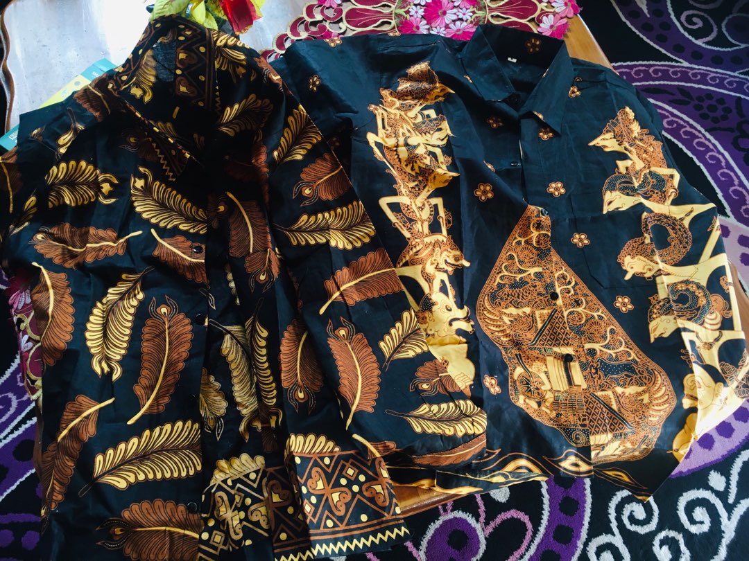 Atasan Batik Pria Lengan Panjang Pekalongan M L Xl