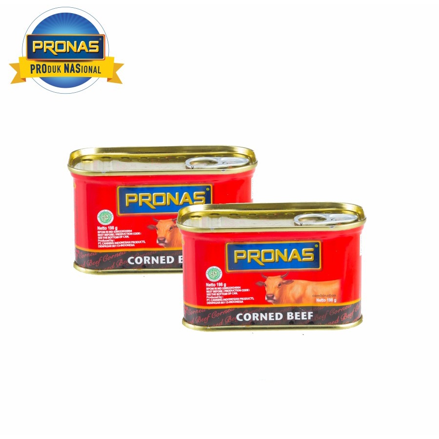 Pronas Kornet Sapi 198 gr | Pronas Beef Corned 198 g