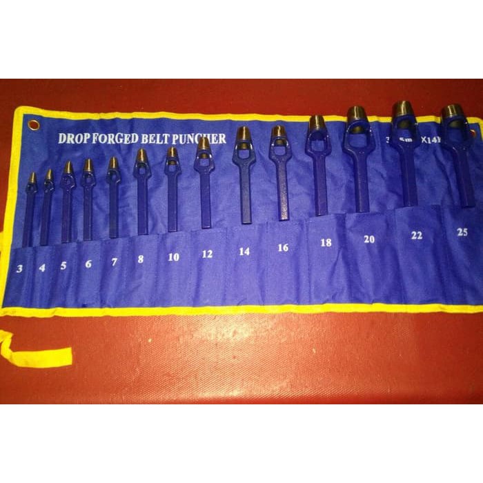 

Best Seller Alat Pembolong Plat Packing Kulit Plong Set 14 Pcs Punch