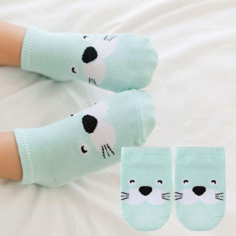 Baby Prewalker Shoes Socks Anti Slip Kaos Kaki Anak Bayi CUTE ANIMAL 3D Impor.