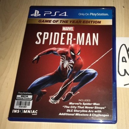 [PS4] Marvel Spiderman GOTY Game of the Year Reg All Asia (R3) BD Kaset PS 4 Spider-man CD Games Pla