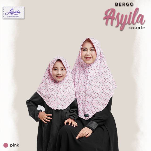 Bergo Asyila couple hijab instan by Azamka