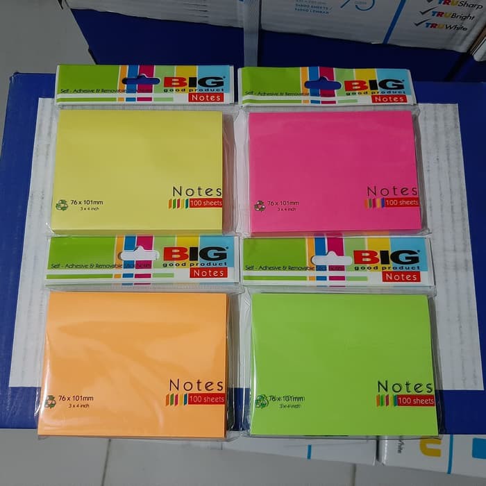 

STICK NOTE MEMO TEMPEL BIG 76 x 101