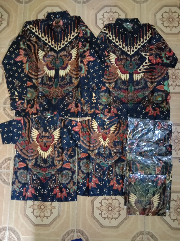 [cod] Batik Couple Keluarga Sania Ruffle Ori Ndoro Jowi Dnt Kupu Kuning