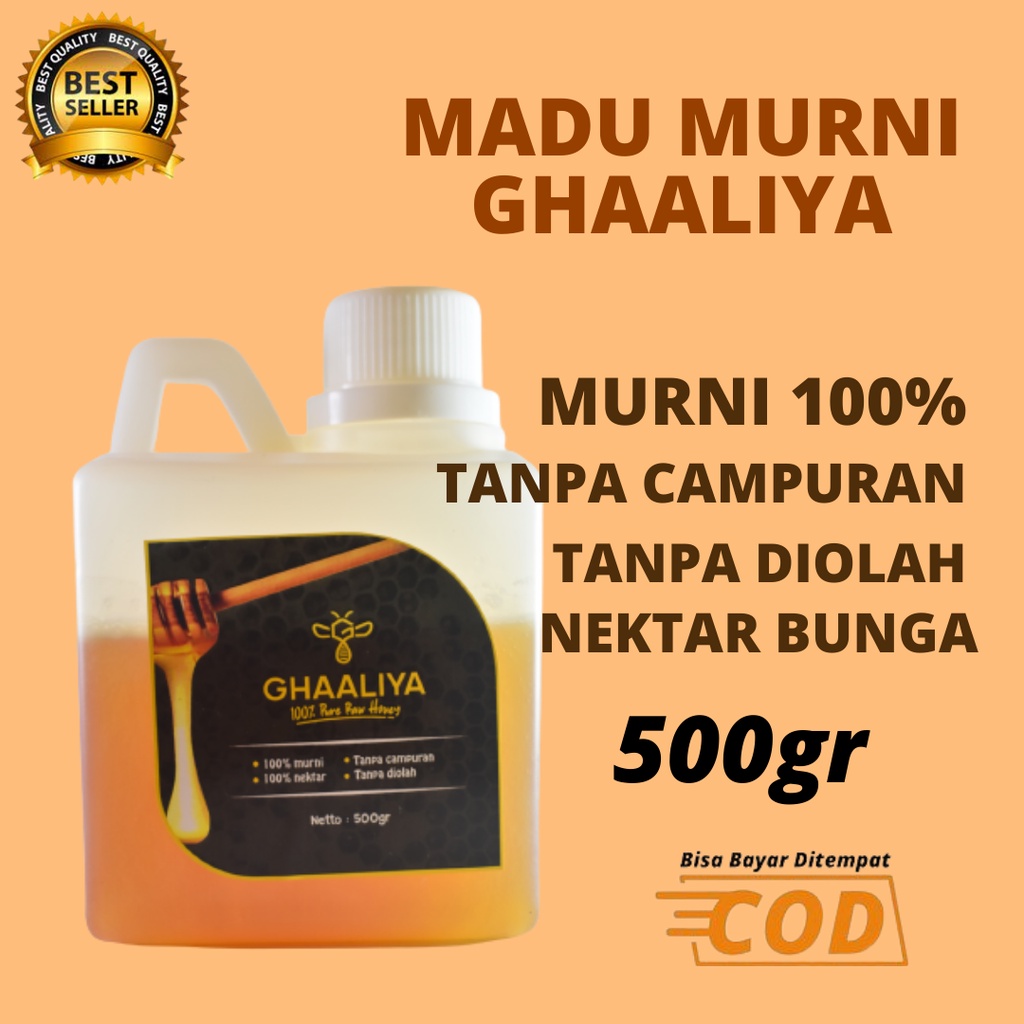 

Madu Murni Asli Nektar Bunga Kopi 500gr/0.5 kg