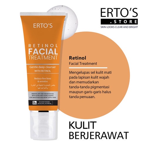 [ORI] Facial Treatment Retinol 100ml BPOM -  Multifungsi AMPUH Merawat Kulit Berjerawat dalam 7 Hari