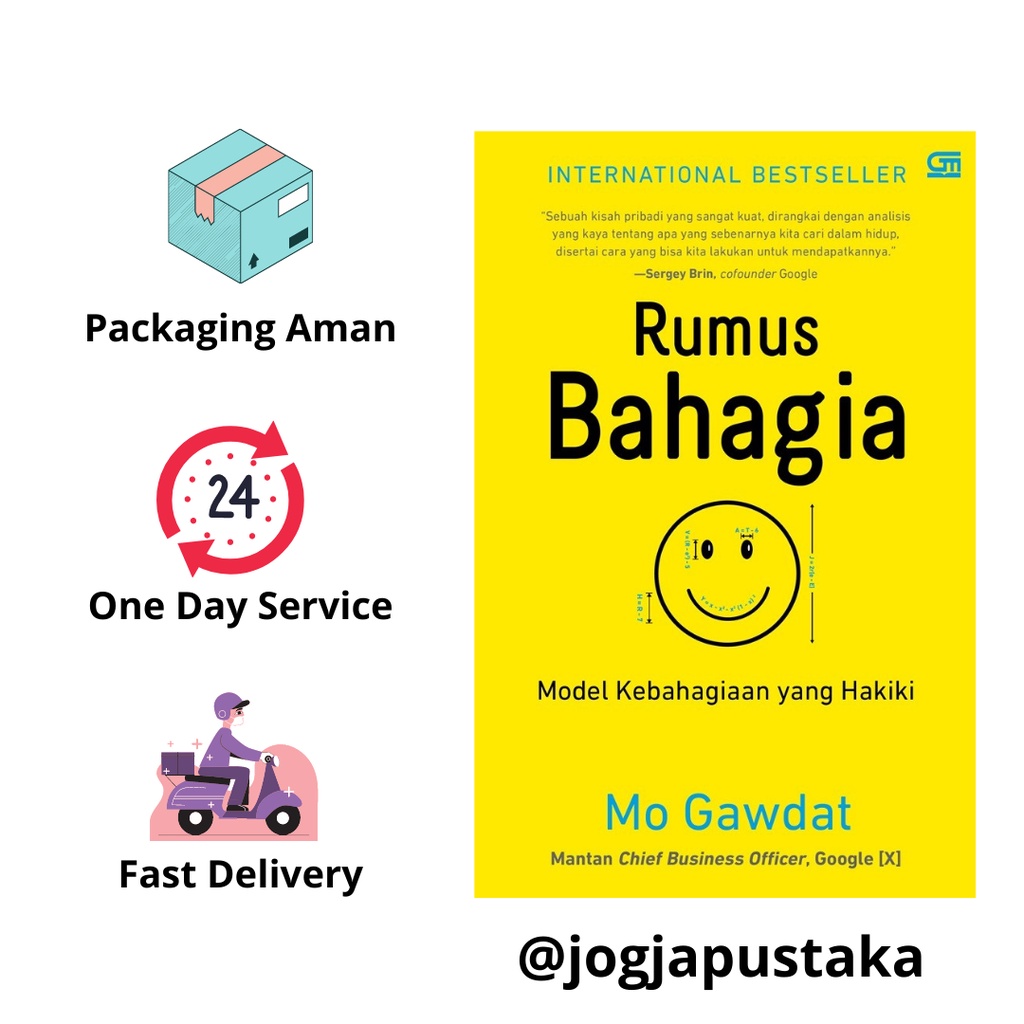 Jual Buku Rumus Bahagia: Model Kebahagiaan Yang Hakiki - Mo Gawdat ...