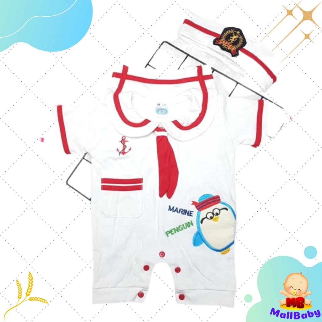 Jumper Bayi Laki Laki Perempuan Profesi Pelaut Sailor Lucu