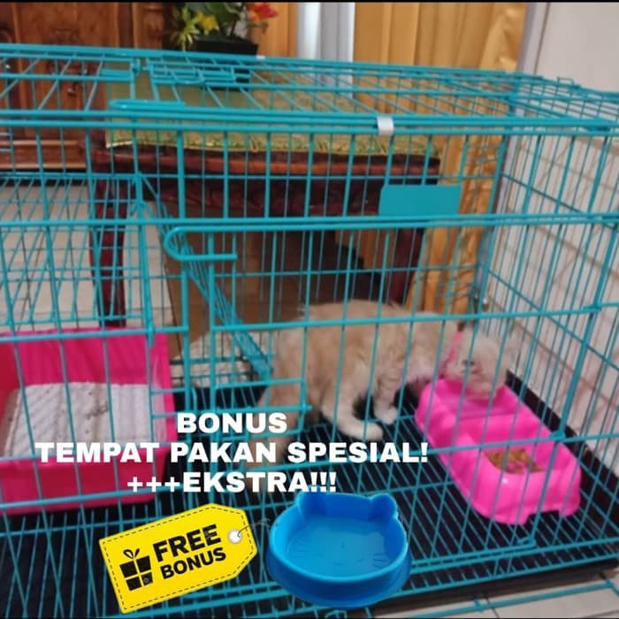 Kandang Kucing 80cm Tingkat 2 Shopee Indonesia