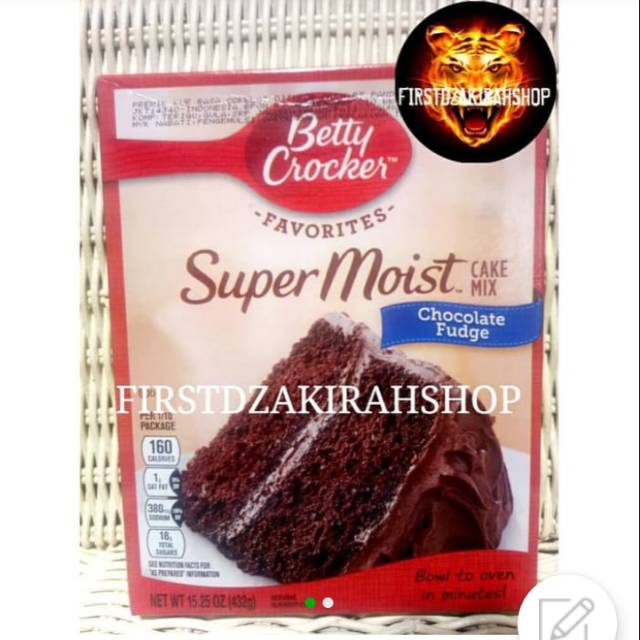 

Betty crocker super moist Chocolate futdge 432gr