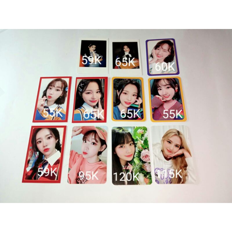 PHOTOCARD WEEEKLY MONDAY JIHAN JIYOON SOOJIN JAHEE WEEEKLY BENEFIT