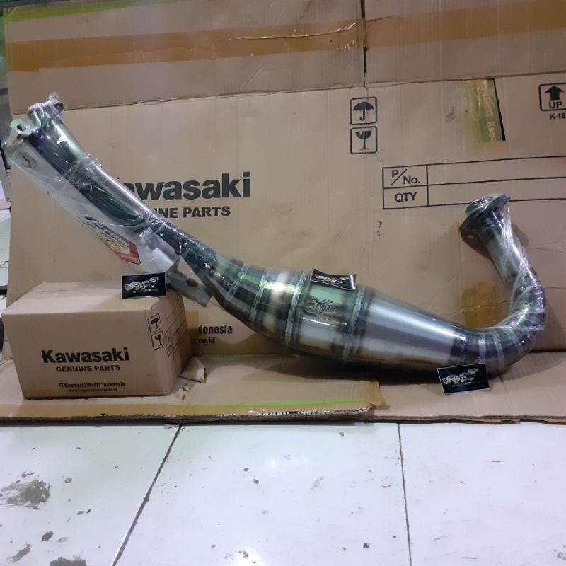 knalpot creampie ninja r rr type zz1 creampie racing mufller jogja