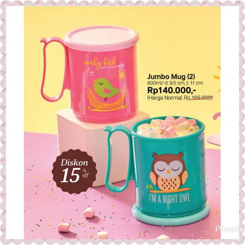 Grosir Jumbo Mug (1) Tupperware bg65EBUQQ0KBj6