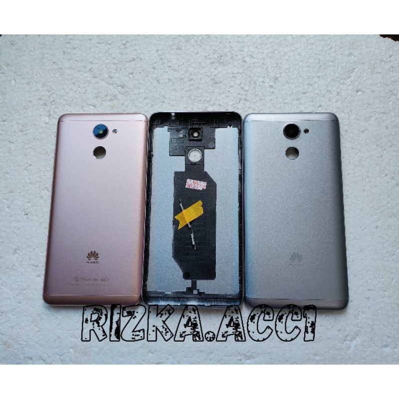 BackDoor Tutup Casing Belakang Hp Huawei Y7 Prime + tombol on off