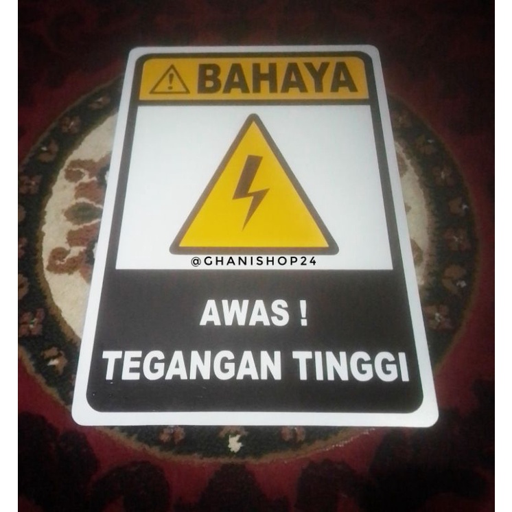 

Plang Rambu Bahaya Tegangan tinggi Alumunium Plat