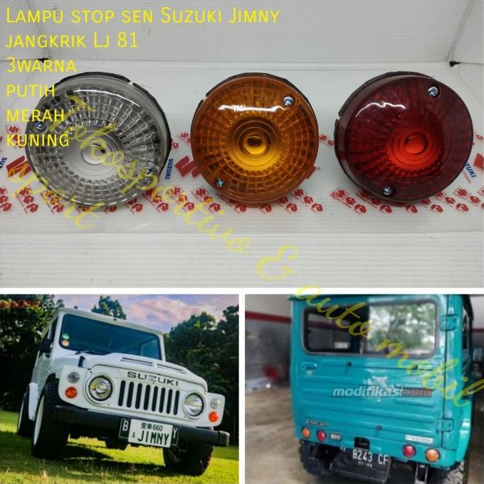 Jual Lampu stop Lamp Suzuki Jimny LJ80 jangkrik kodok merah putih
