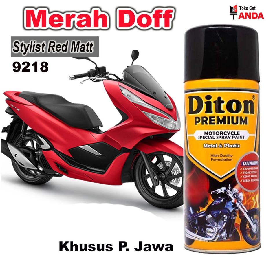 Diton Merah PCX merah doff Premium Stylist Red Matt Merah Doff Scoopy Matic 9281