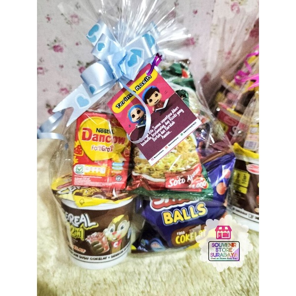 Snack Ultah Murah / Snack Ulang Tahun / Paket snack mie gelas