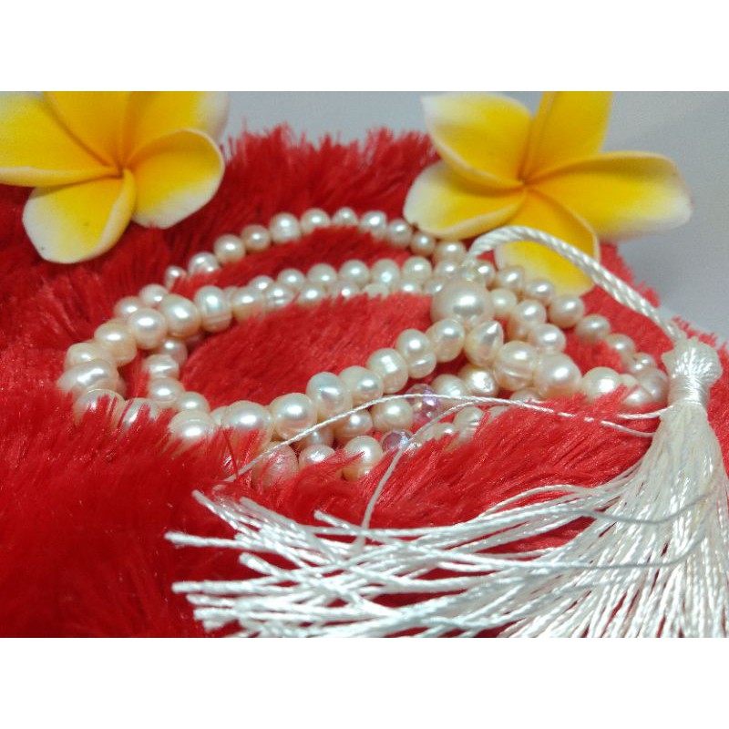 TASBIH INTAN MUTIARA ASLI