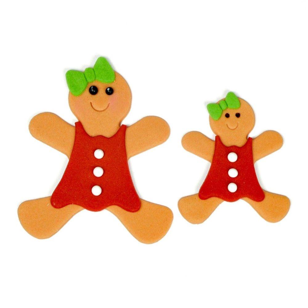 Populer 4pcs /set Icing Cutter DIY Dekorasi Sugarcraft Alat Baking Orang Gingerbread