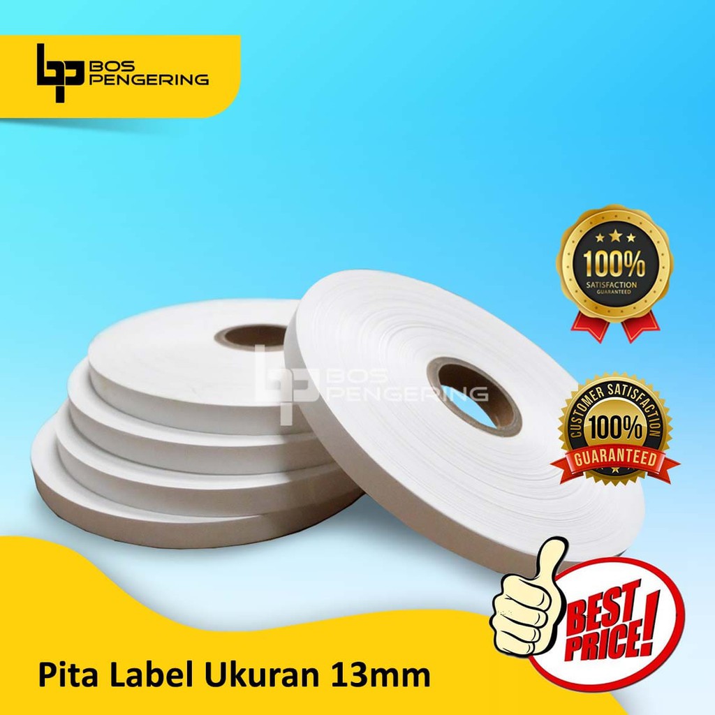 Pita Laundry Label Pakaian Laundry Label Penanda Pakaian Ukuran 13 mm