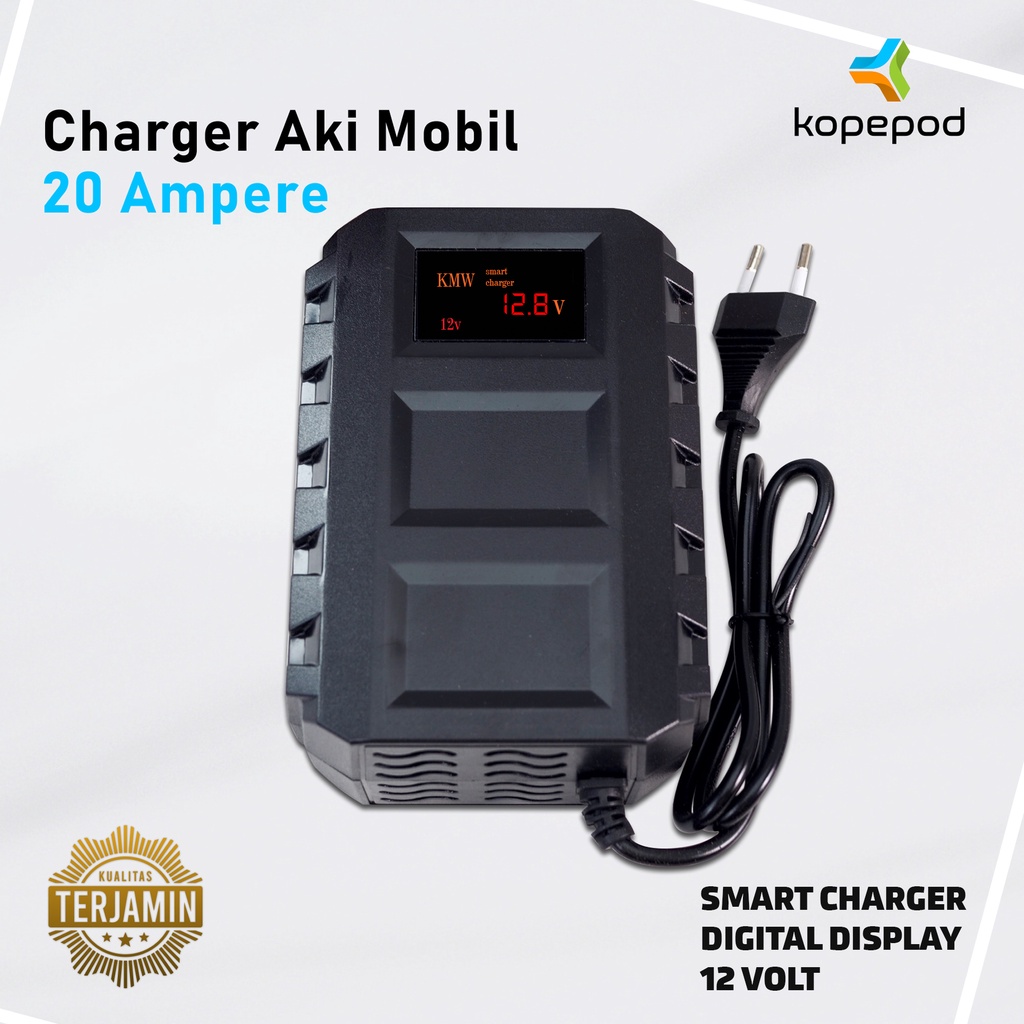 VOLTUNER Cas Aki 12V 20 Ampere Kualitas Charger Terbaik Charger Aki Truck