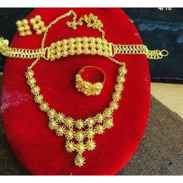 Set Matahari Jumbo 100 gram Emas London 24K kadar 99,99%