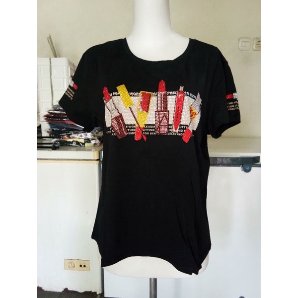 kaos pendek wanita import premium kamaya bkk blink2