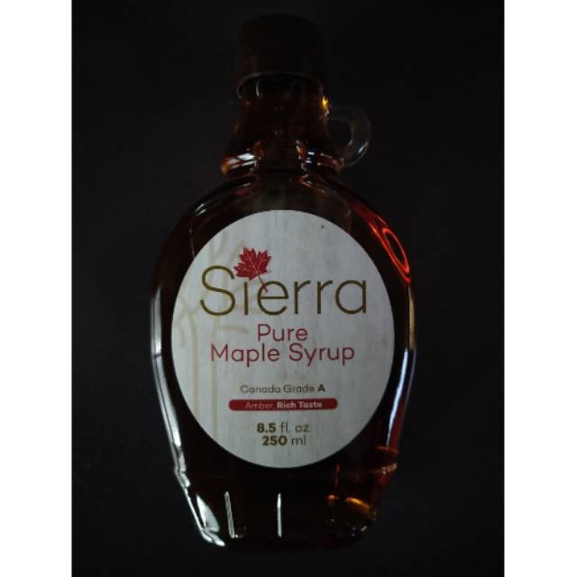 

Sierra pure maple syrup canada grade A 250ml impor kanada